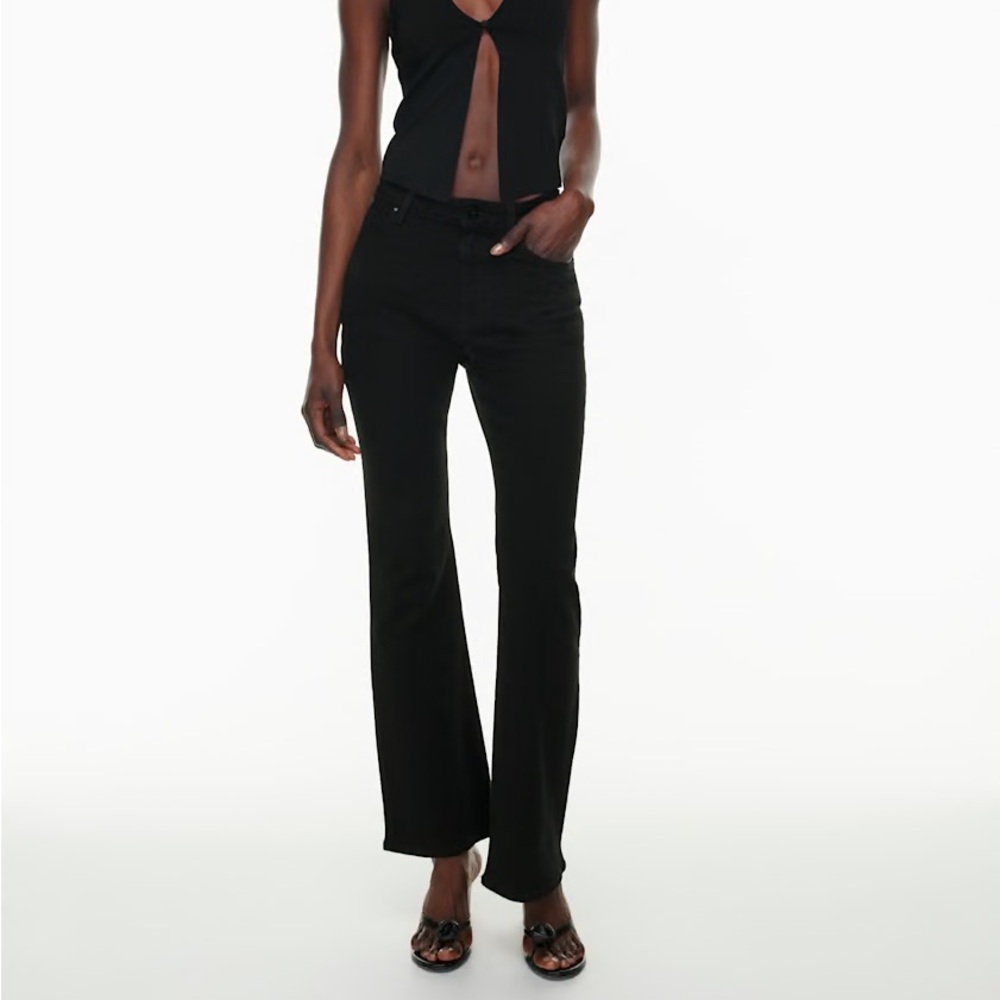 Aritzia Black Flare & Wide Leg Jeans